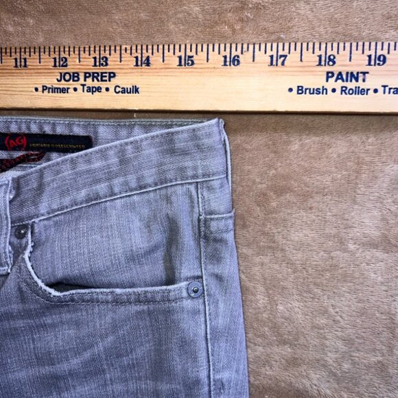Adriano Goldschmied Women 29R‎ Casablanca Distressed Gray Low Rise Jean (V) - Picture 4 of 12